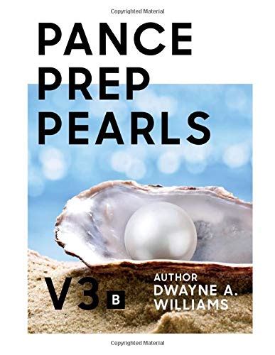 In 2018 Pance Prep Pearls came out with a new version of PPP which added . . Pance prep pearls book
